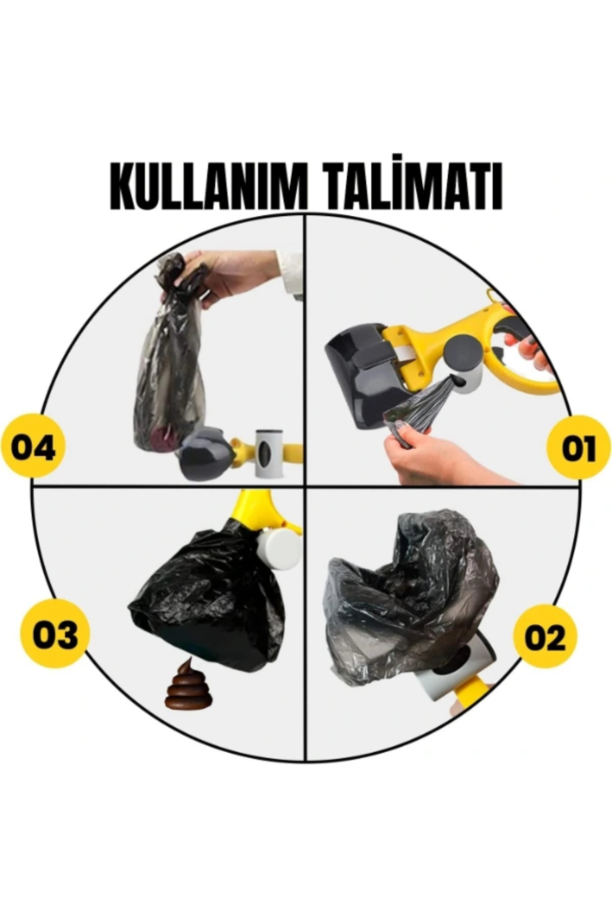 ابزار جمع‌آوری فضولات حیوانات خانگی تی‌تی‌تی TTT چندرنگ