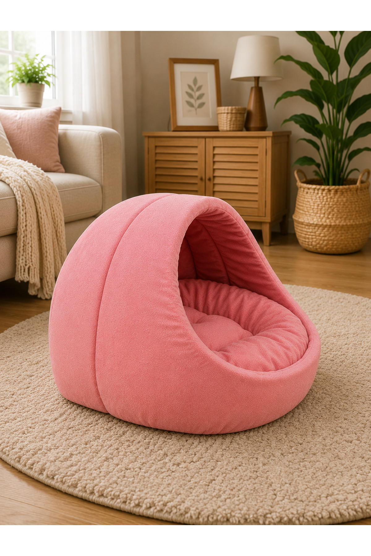 جای خواب غاری گربه کت‌هاوس CatHouse، قابل شست‌وشو، ۴۰×۴۰ سانتی‌متر