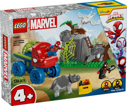 مجموعه ساختنی نجات کامیون دایناسوری تیم اسپایدی لگو LEGO مارول Marvel مدل 11199، ۱۳۶ قطعه