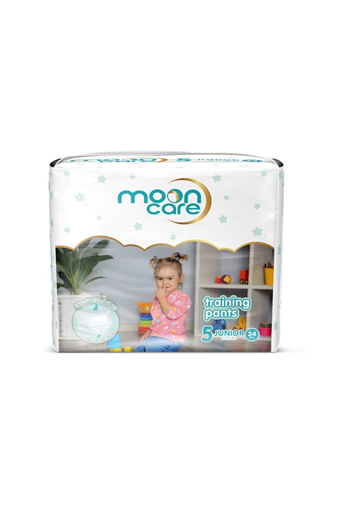 پوشک بچه شورتی پکیج اکو سایز جونیور 5 24 عدد اورجینال MOONCARE