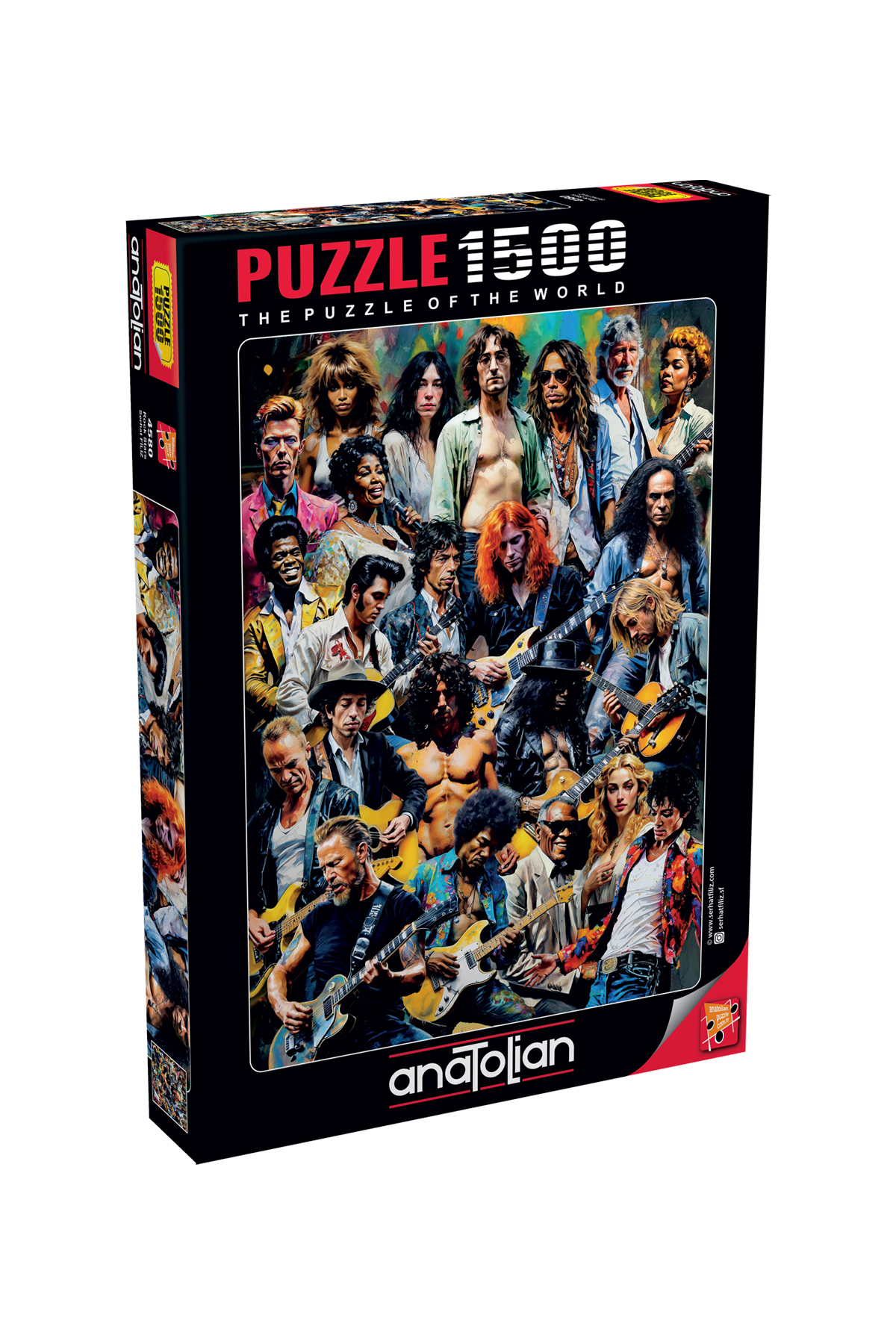 پازل اره منبت کاری مویی 1500 قطعه راک استارز 4580 Anatolian Puzzle