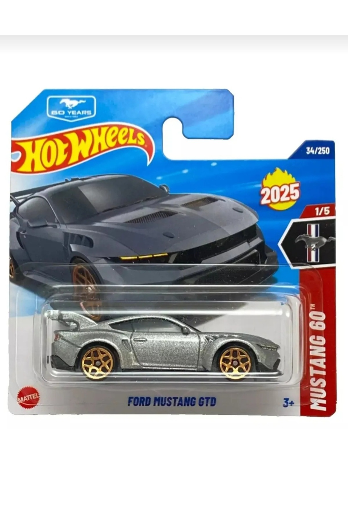 ماشین اسباب بازی مجموعه فورد موستانگ GTD! هات ویلز اورجینال HOT WHEELS