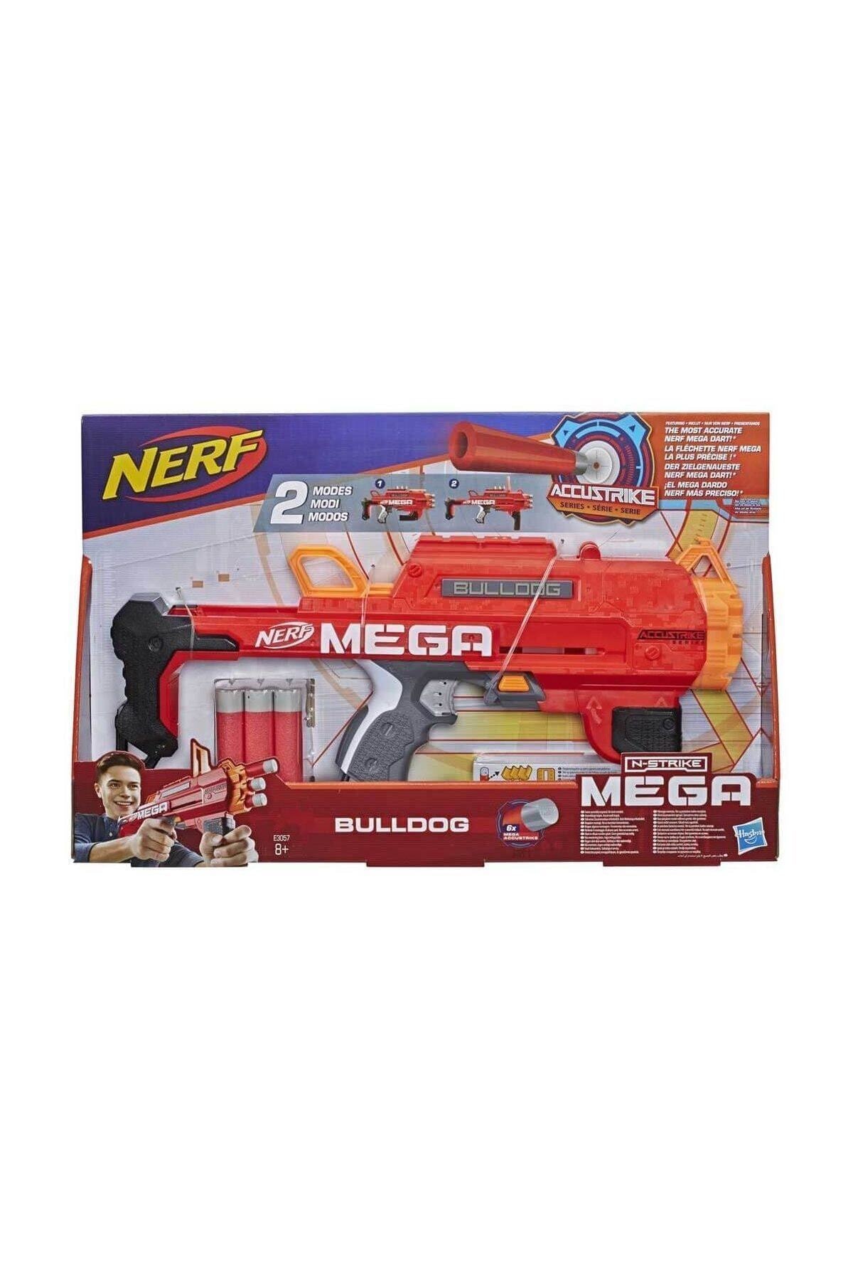 تفنگ های اسباب بازی و آب N STRIKE MEGA ACCUSTRY BULLDOG 3 DARTS E3057 نرف اورجینال Nerf