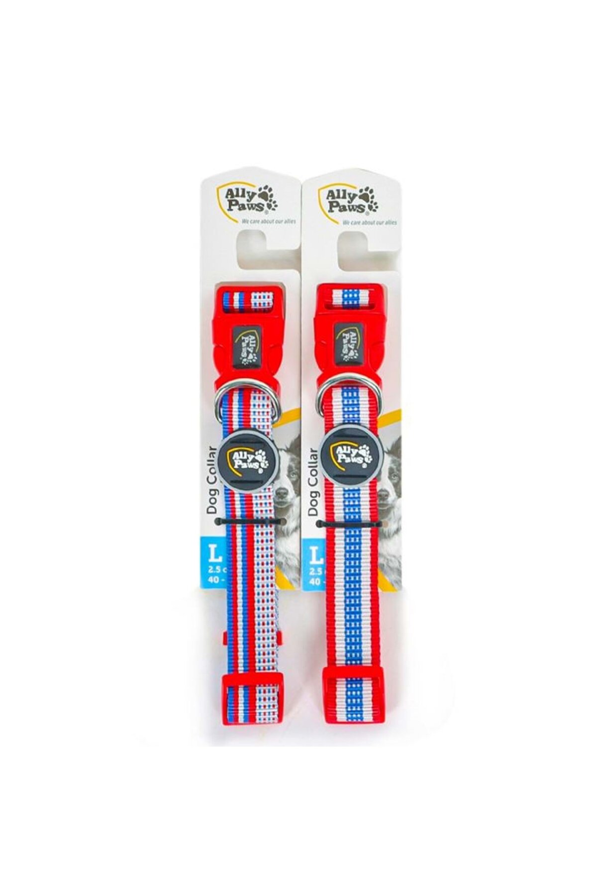 قلاده سگ Ally Paws ام‌پتس M-PETS، ۲٫۵ سانتی‌متر، ۴۰ تا ۶۰ سانتی‌متر چندرنگ