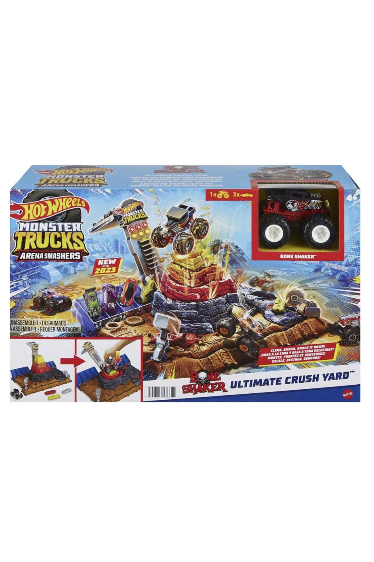 ماشین اسباب بازی کامیون های هیولا شروع به مبارزه در عرصه HNB87 HNB90 هات ویلز اورجینال HOT WHEELS