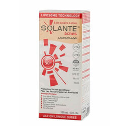 لوسیون ضدآفتاب رنگی صورت سولانته Solante Acnes SPF 50+، ۱۵۰ میلی‌لیتر