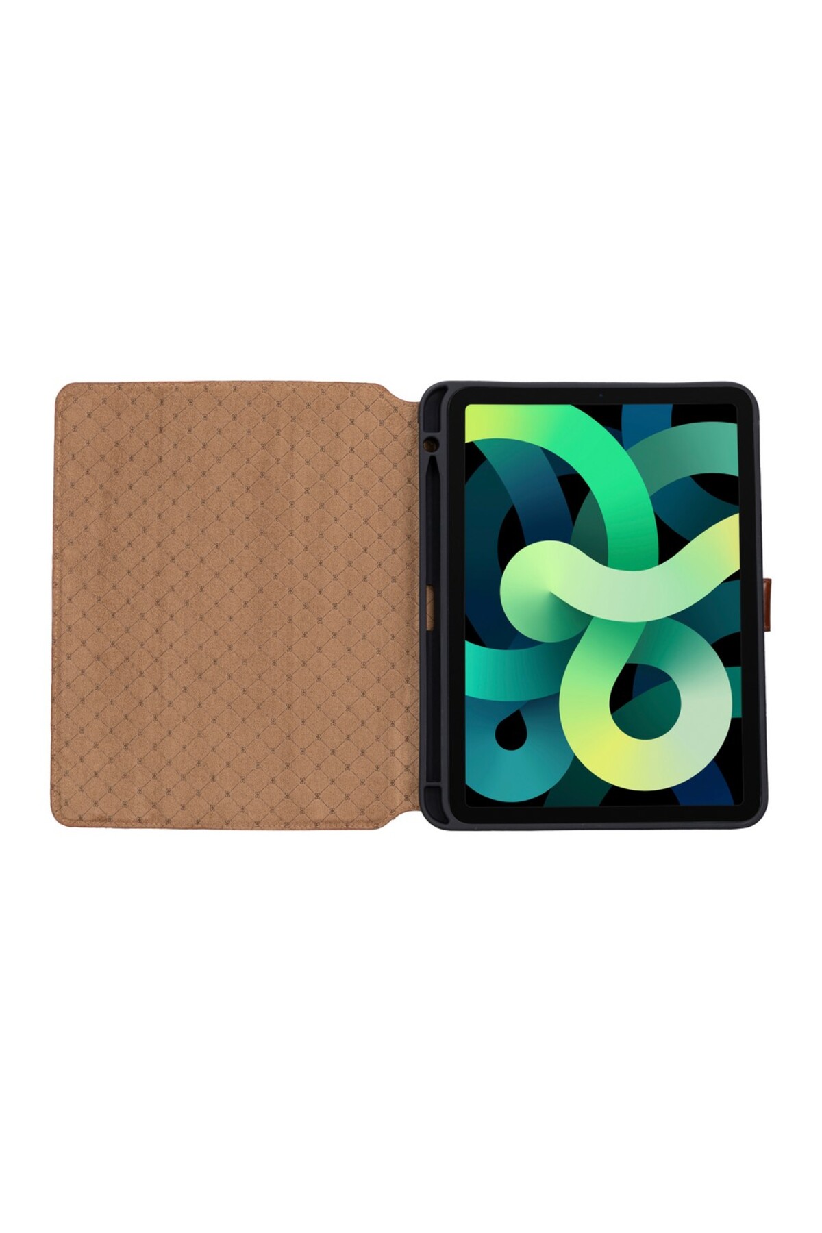 کاور تبلت APPLE IPAD نسل 10 سازگار با قاب چرمی 10.9 اینچی SHADOWED TAN bouletta