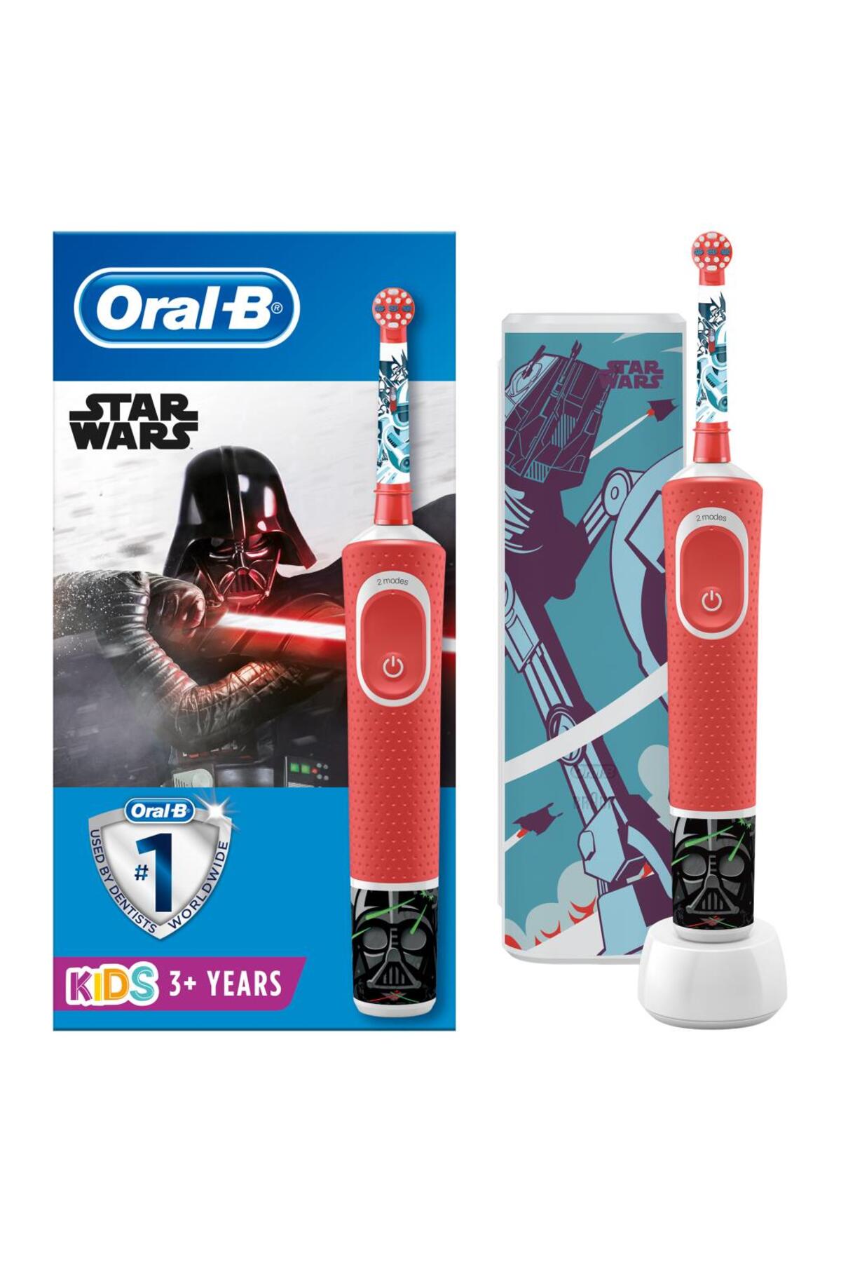 مسواک شارژی کیف مسافرتی مخصوص کودکان سری ویژه جنگ ستارگان VITALITY D100 اورجینال Oral-B