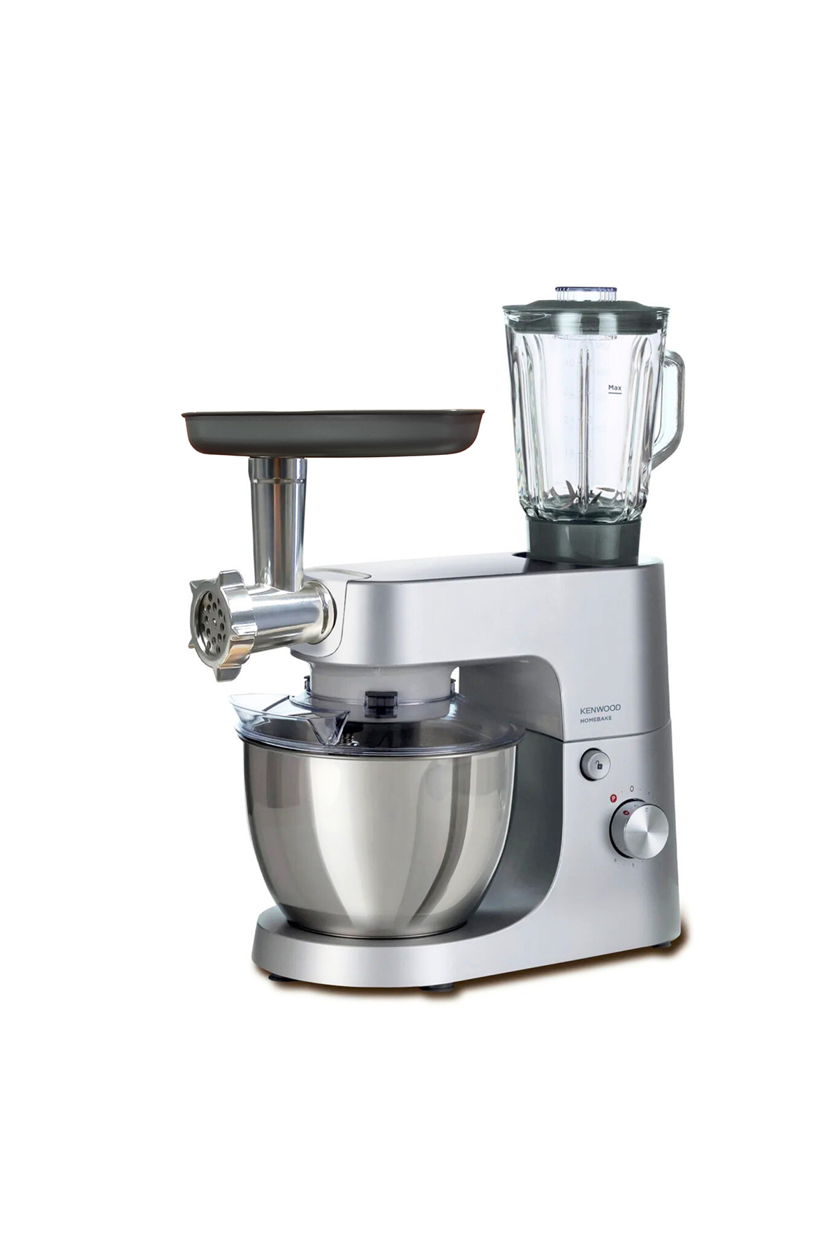 میکسر و ست ضمیمه مخلوط کن شیشه ای HOMEBAKE PRO KITCHEN CHEF MINCER اورجینال Kenwood