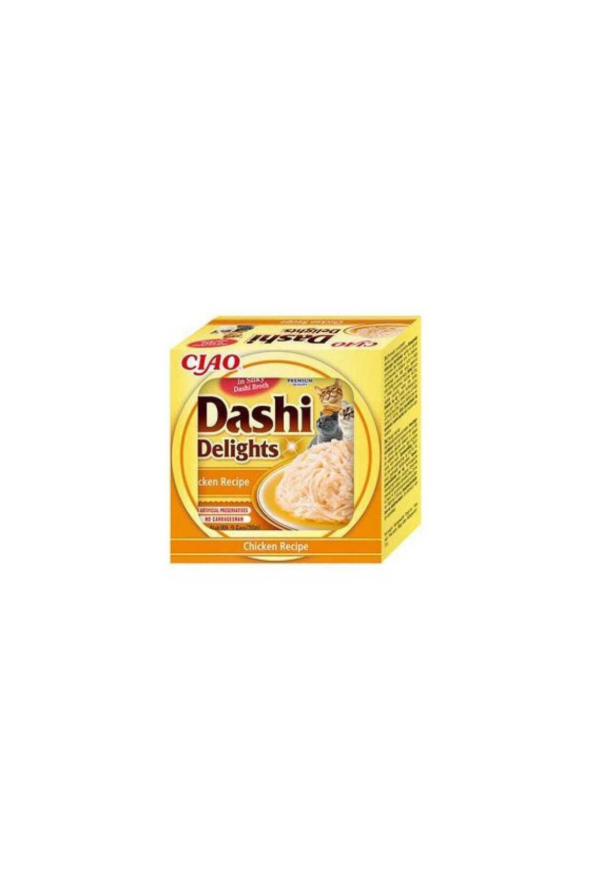 سوپ گربه Ciao Dashi با طعم مرغ اینابا چائو INABA CIAO، ۷۰ گرم