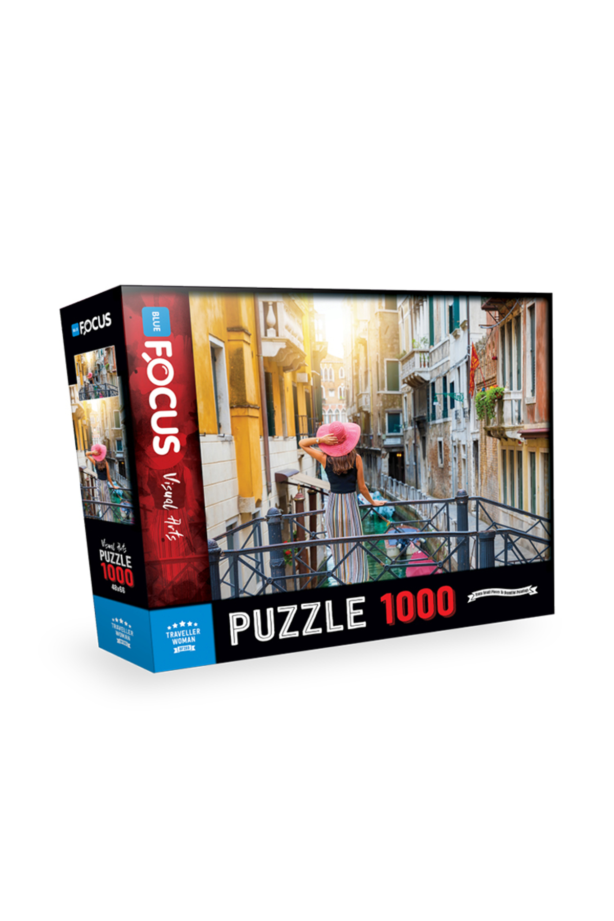 پازل 1000 قطعه زن مسافر اورجینال Blue Focus