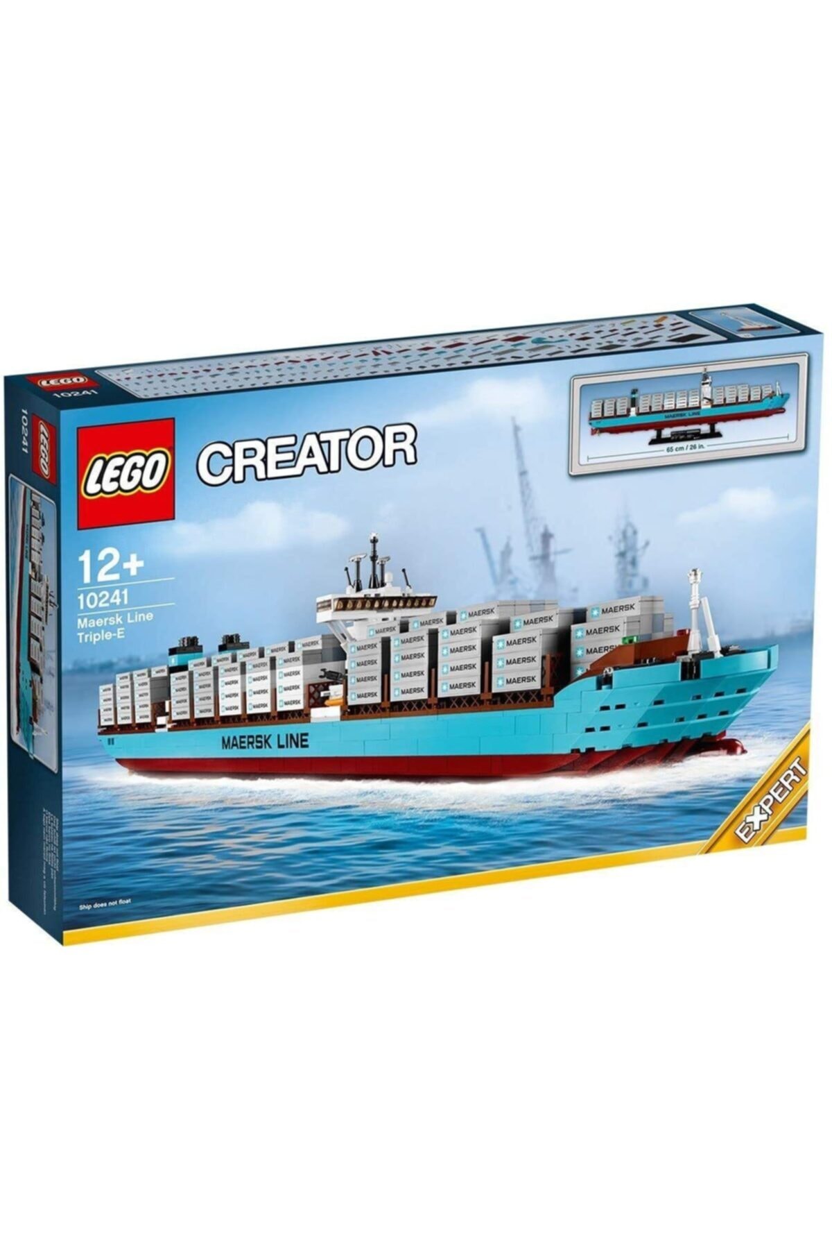 لگو و اسباب بازی های ساخت محور مجموعه CREATOR SET 10241 MAERSK LINE TRIPLE E 1518 PIECE BOX اورجینال LEGO