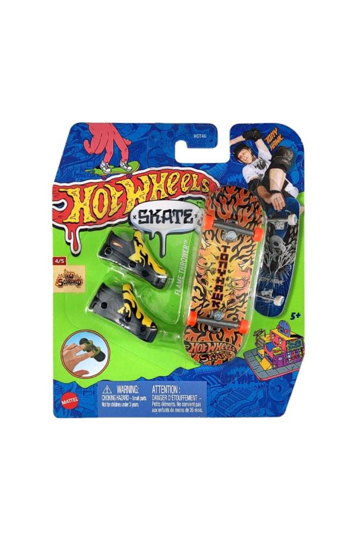 ماشین اسباب بازی THROWER SKATEBOARD HGT46 HVJ84 دارای مجوز هات ویلز اورجینال HOT WHEELS