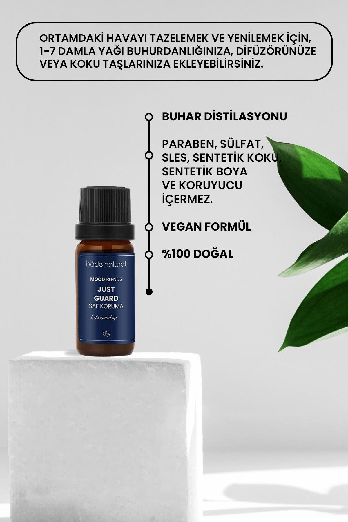 روغن مراقبتی طبیعی با رایحه آرامش بخش 10 میلی لیتر بادا ناتورال Bade Natural