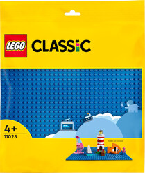 صفحه پایه ساخت آبی لگو LEGO کلاسیک Classic مدل 11025، ۳۲×۳۲ برآمدگی، ۲۵ سانتی‌متر
