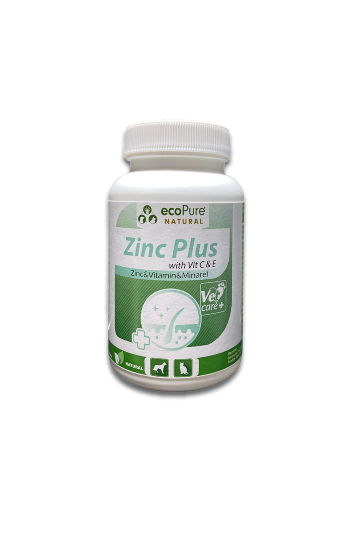 پودر زینک پلاس وت‌کر VETCARE، ۹۰ گرم