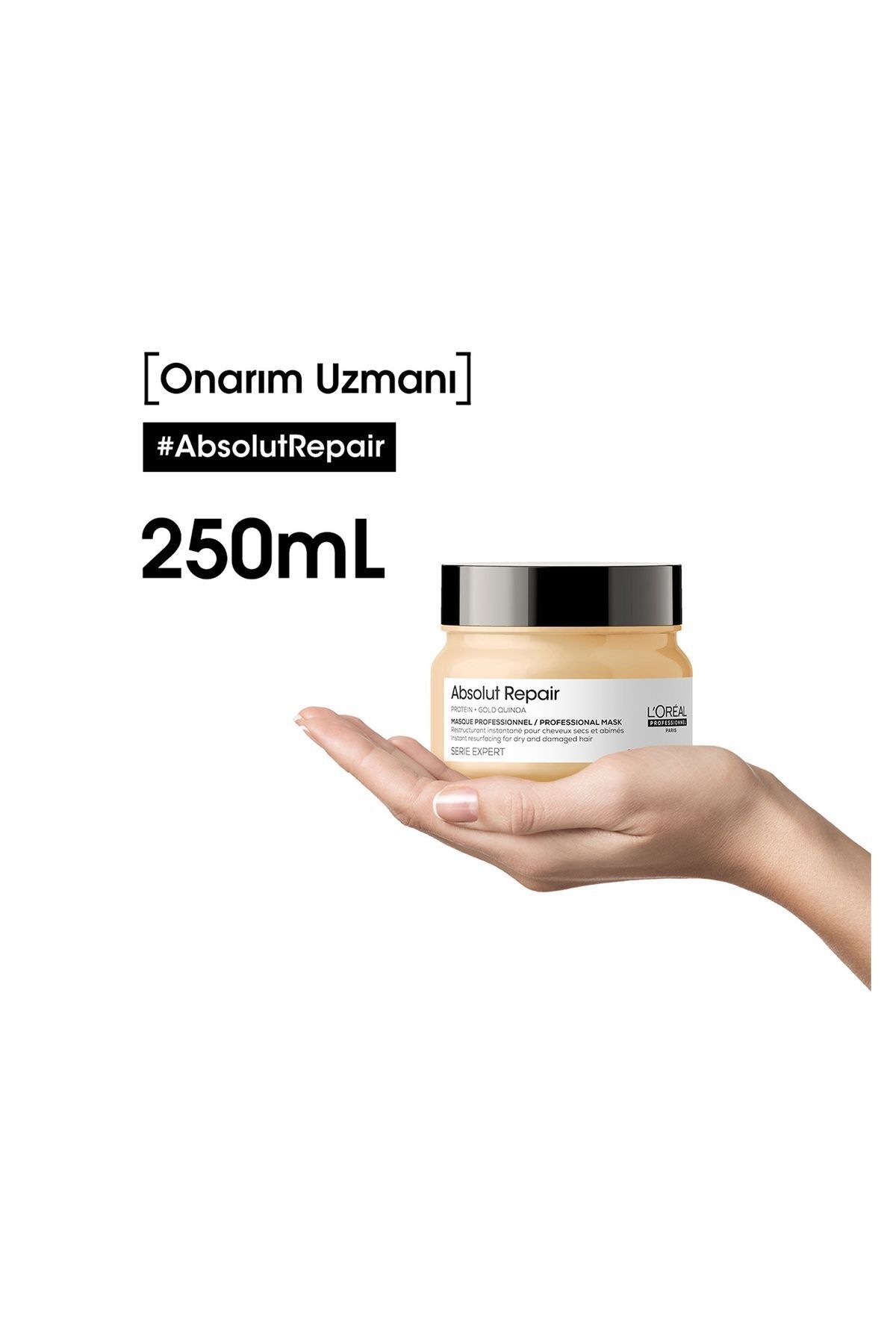 ماسک مو مردانه و زنانه SERIE EXPERT MASK ABSOLUT AUDABLE AUDABLISE 250 میل CYT487122 L'oreal Professionnel