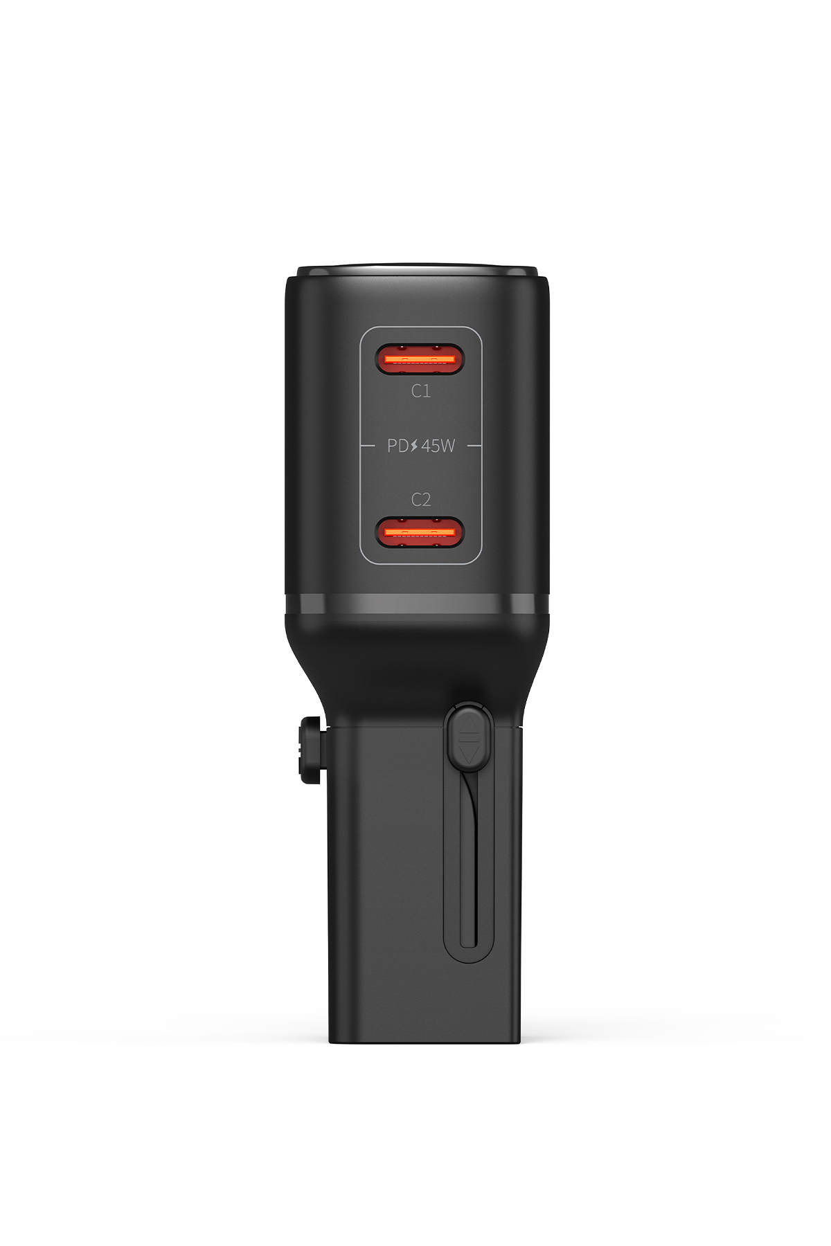 آداپتور مسافرتی زنون اسمارت Xenon Smart مدل X6409، شارژ GaN با توان ۴۵ وات، دو درگاه USB-C و پوشش بیش از ۲۰۰ کشور مشکی