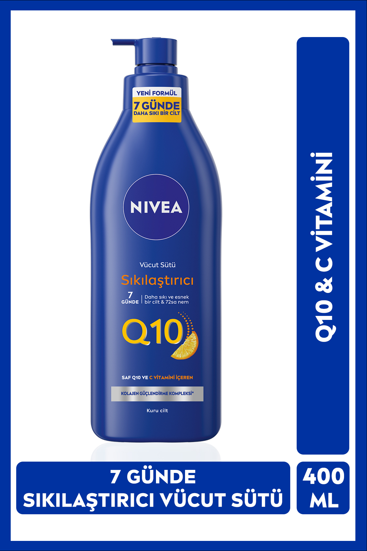 NIVEA لوسیون تنگ کننده بدن با ویتامین C و Q10 400 میلی لیتر