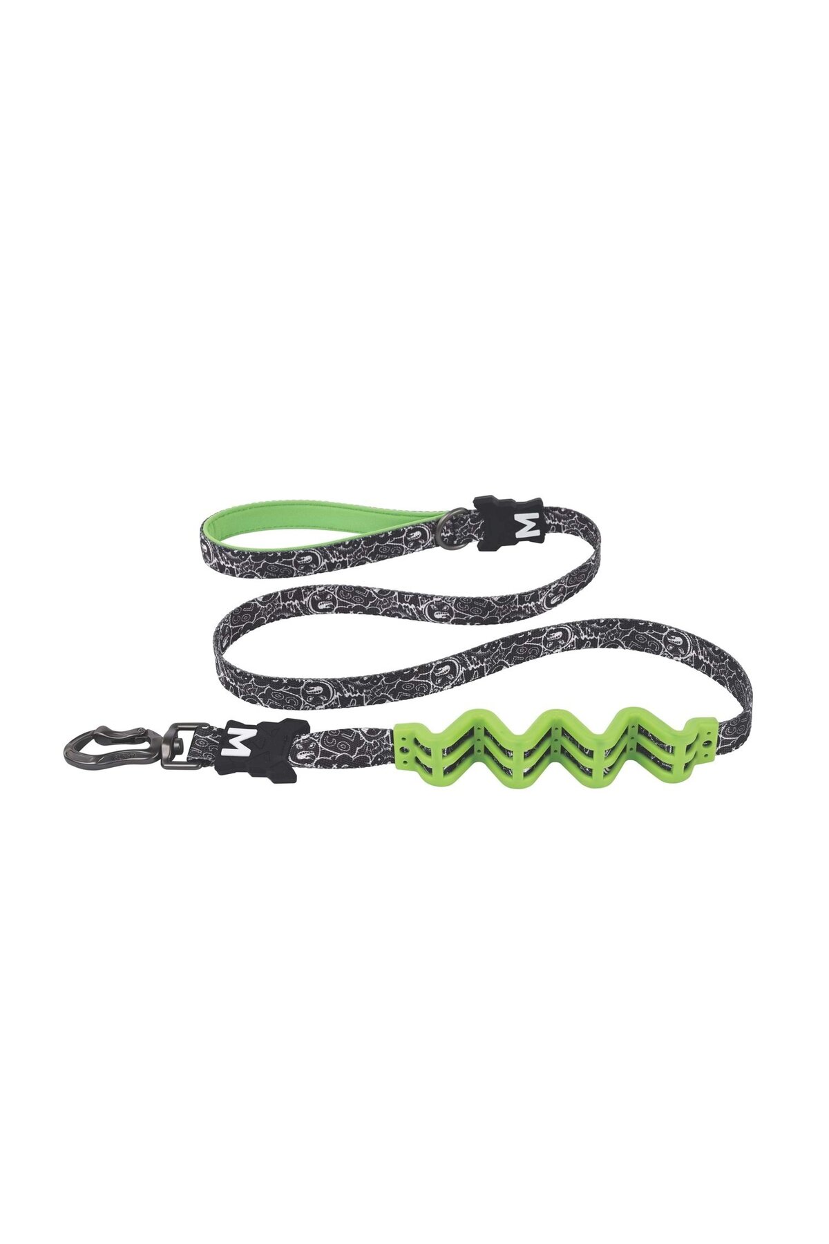 بند قلاده پیاده‌روی ام‌پتس M-PETS Urban Style Freestyle مشکی/سفید، سایز M