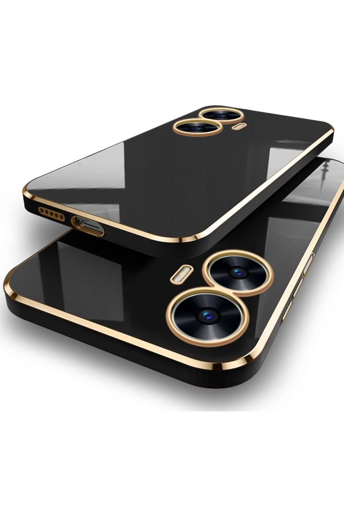 کاور و قاب محافظ دوربین REALME C55 با لبه براق طلا دوزی شده فیبکس Fibaks