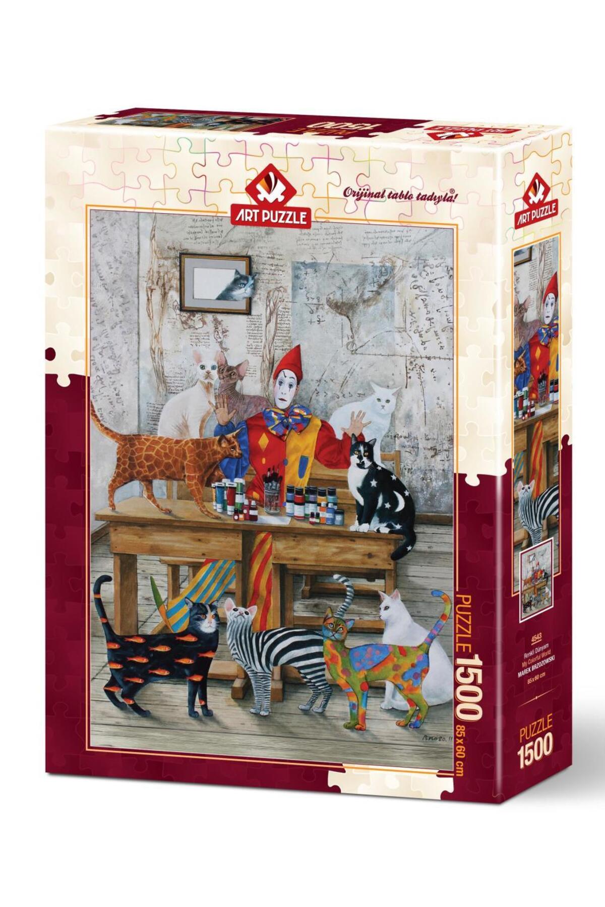 پازل 4543 هنری دنیای رنگارنگ من 1500 قطعه سن 15+ از ترکیه Art Puzzle