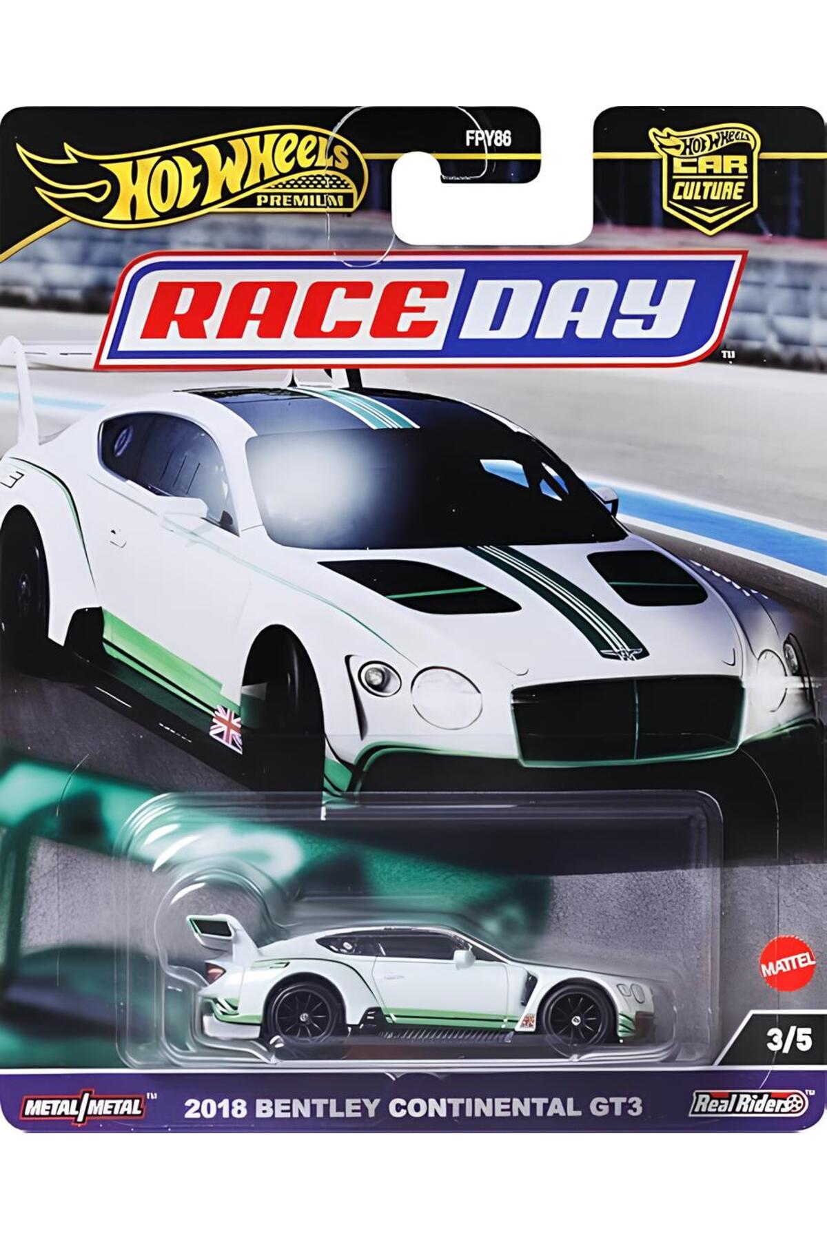 مدل خودرو فرهنگ ممتاز 2018 BENTLEY CONTINENTAL GT3 HRV93 اورجینال HOT WHEELS
