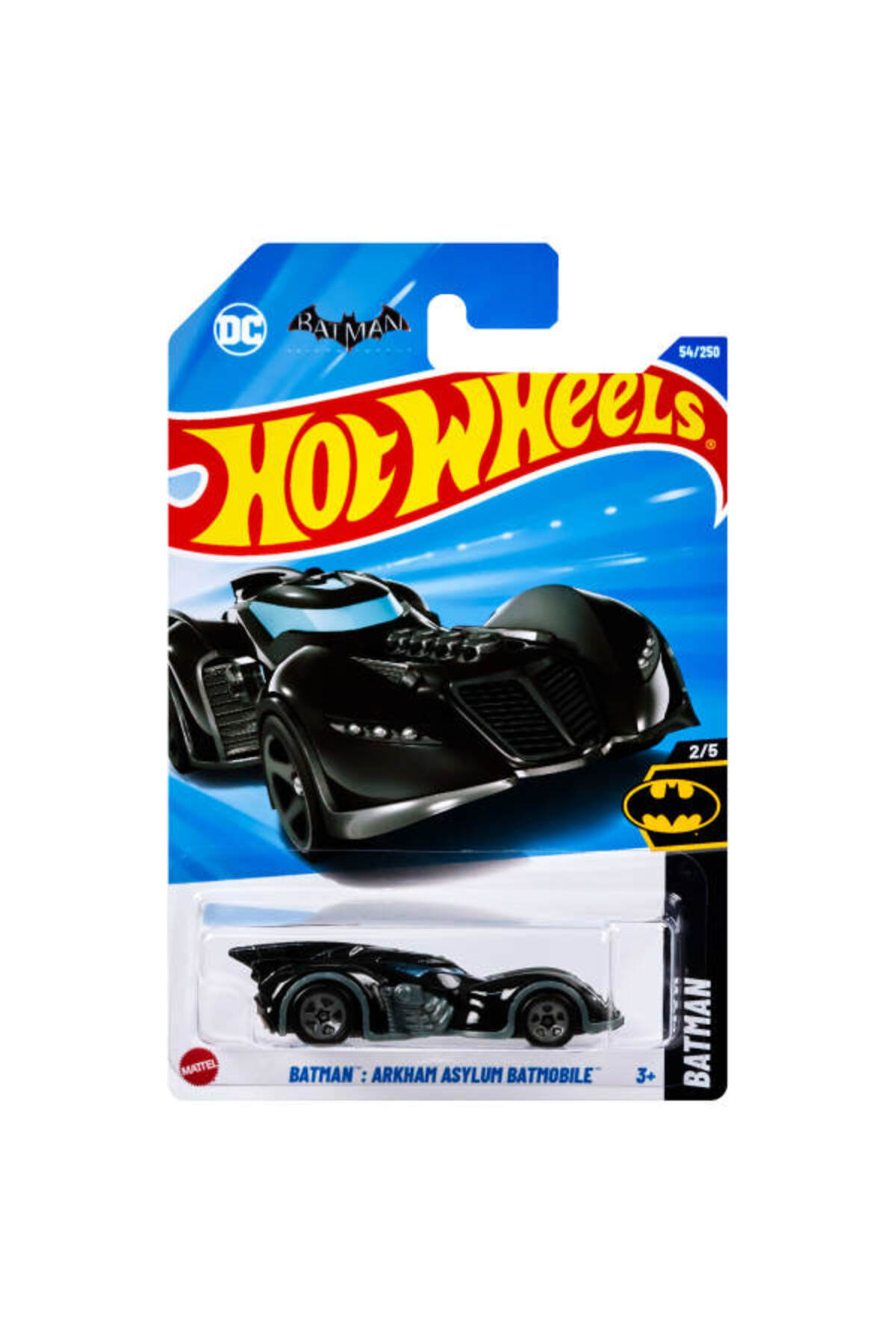 ماشین اسباب بازی SINGLE CARS BATMAN ARKHAM ASYLUM BATMOBILE HYX81 SHORT CARD 1 64 از ترکیه HOT WHEELS