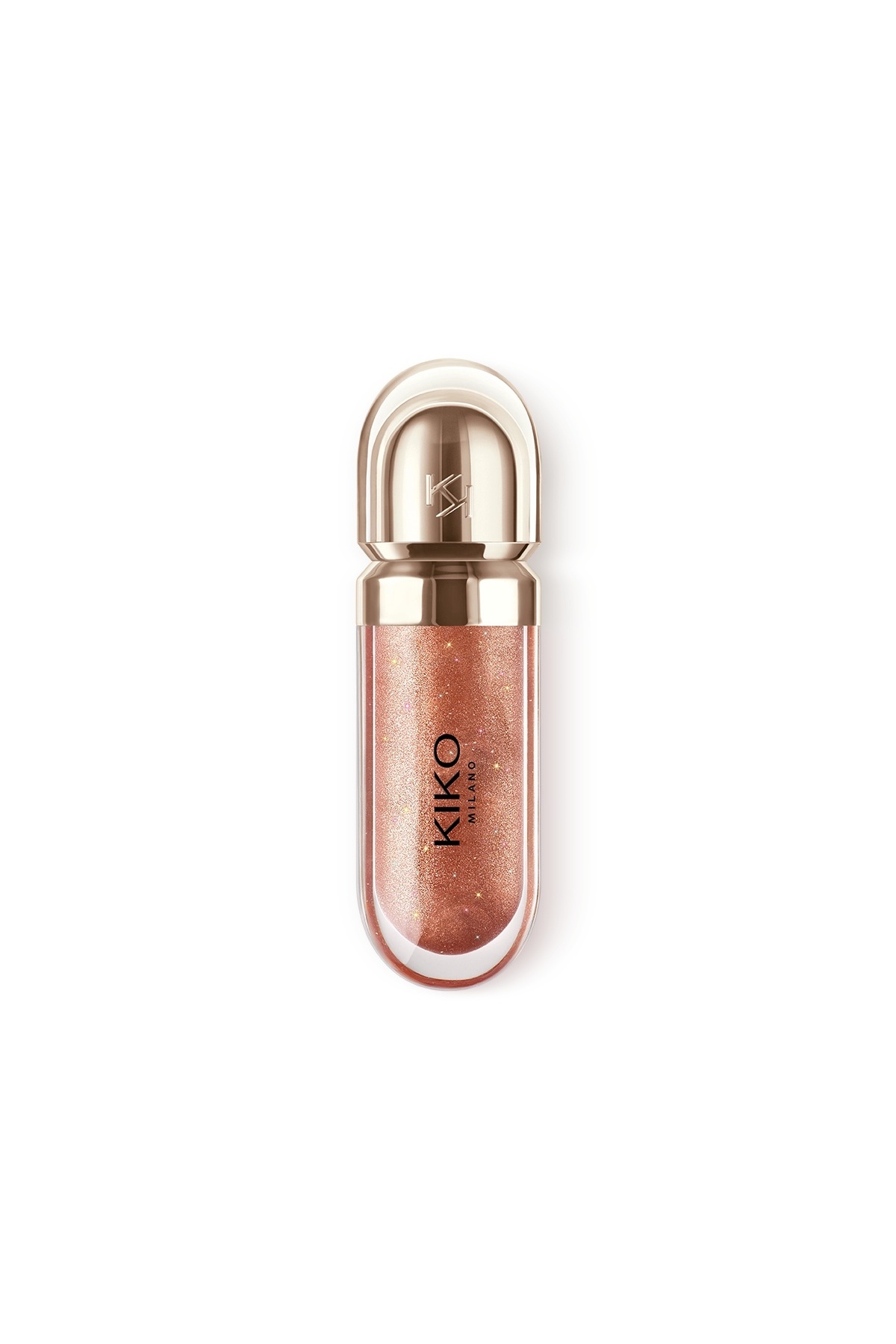 لیپ گلاس 3D Hydra از برند کیکو میلانو لیمیتد ادیشن کد ۴۲ Charming Copper چارمینگ کوپر
