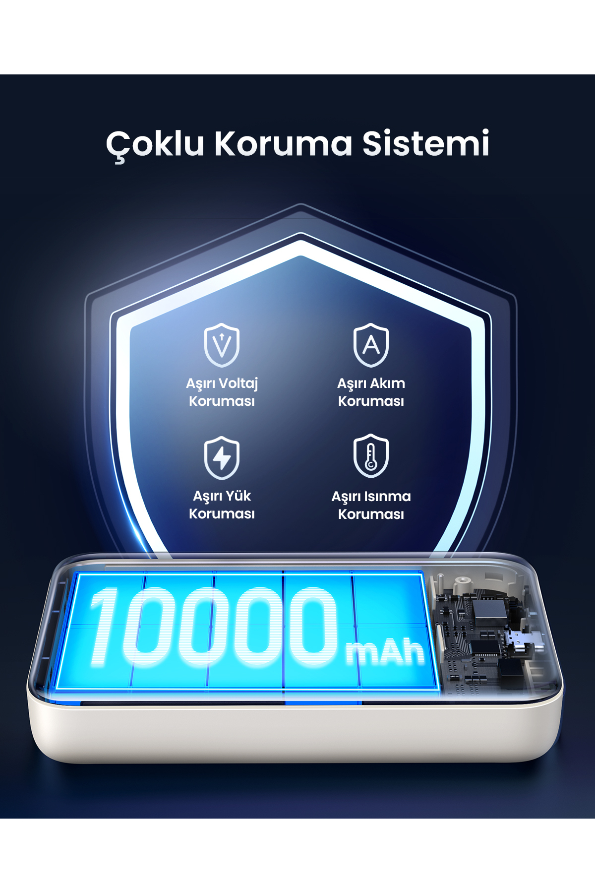 پاوربانک 10000 ماهه 20 واتی MAGSAFE WIRELESS FAST 25208 اورجینال Ugreen