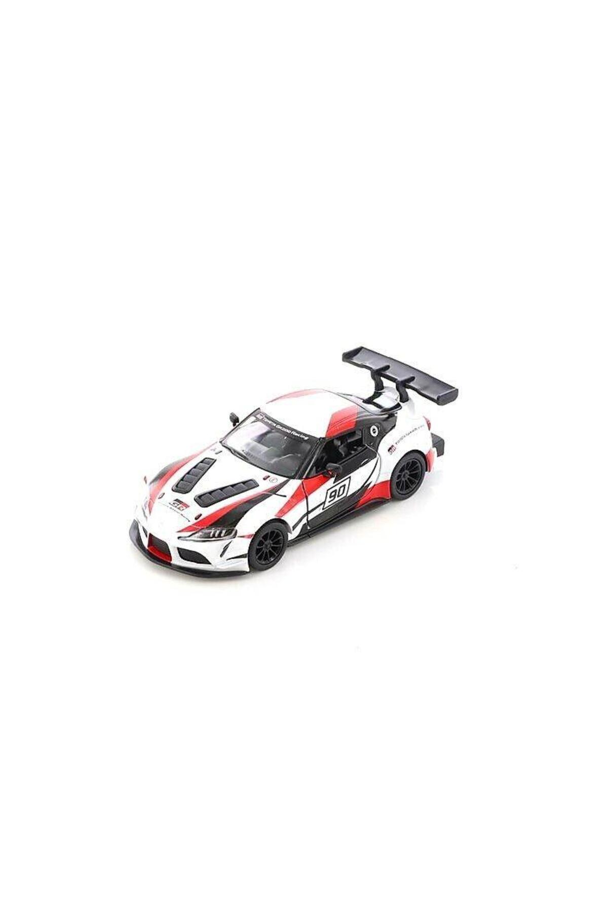 مدل خودرو TOYOTA GR SUPRA RACING CONCEPT 1:36 ماشین سفید کشش و رها کردن اورجینال Kinsmart