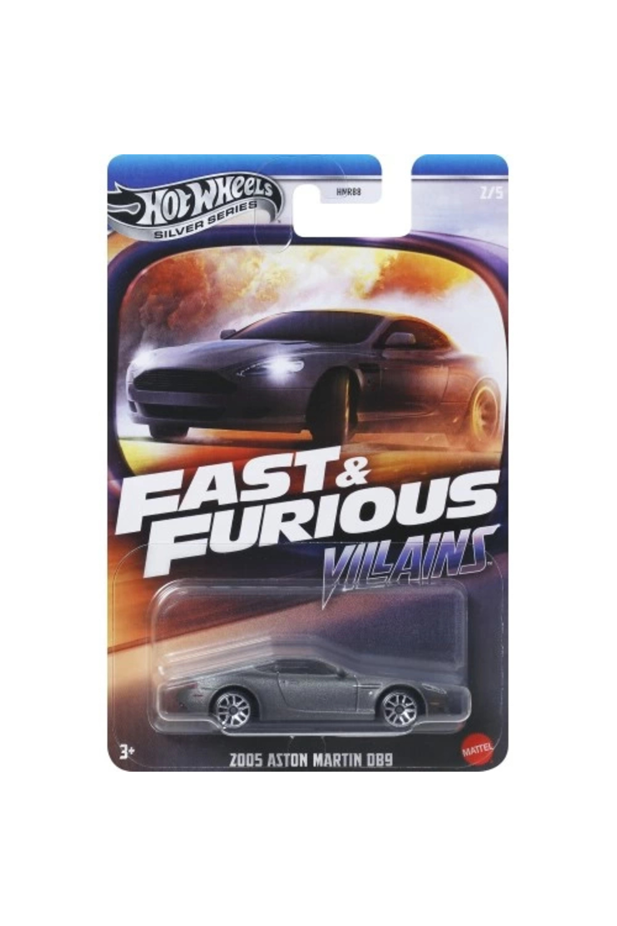 ماشین اسباب بازی 2005 استون مارتین DB9 شرور سریع و خشمگین هات ویلز اورجینال HOT WHEELS