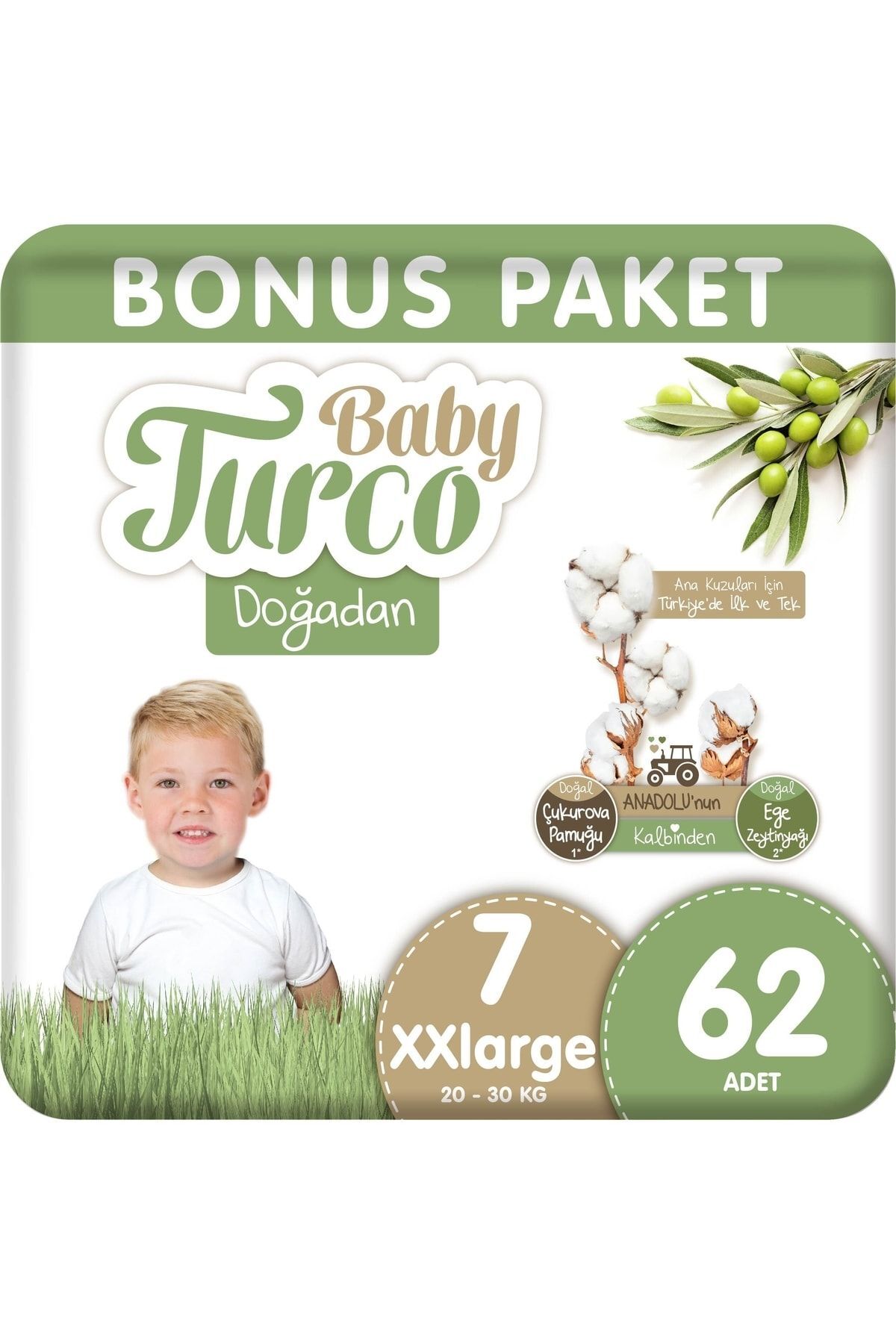 پوشک بچه پکیج جایزه شماره 7 اورجینال Baby Turco
