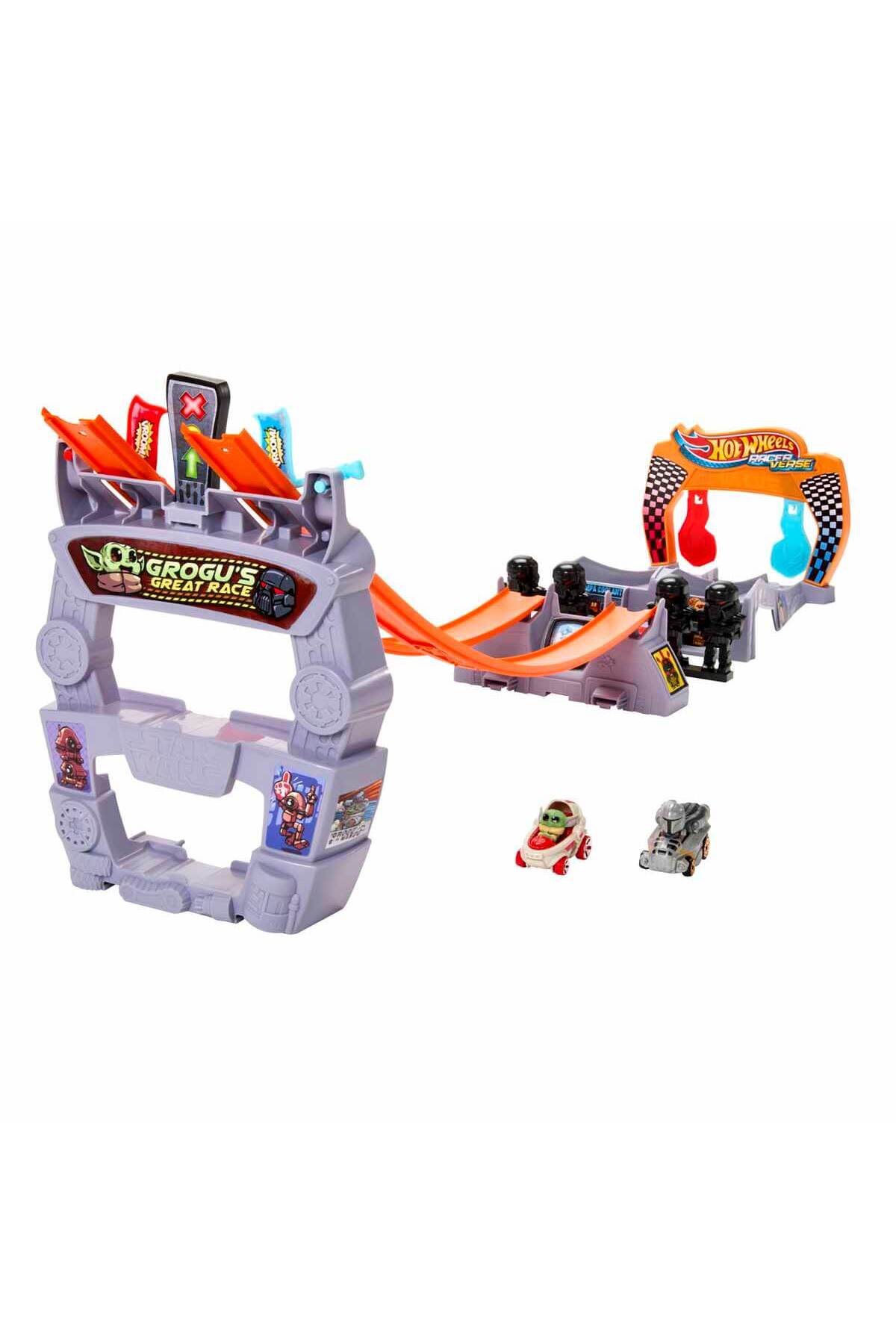 ماشین اسباب بازی RACERVERSE STAR WARS 2 BUNWAY SET HPL32 هات ویلز اورجینال HOT WHEELS