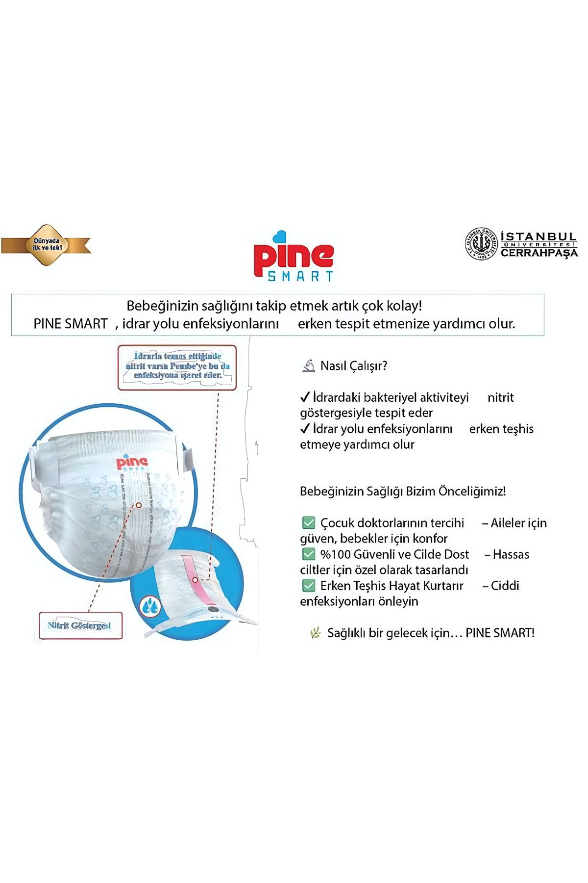 پوشک بچه هوشمند SMART 5 بسته 2 3 4 6 سایز کیلوگرم 9 7 14 11 18 15+ اورجینال Pine