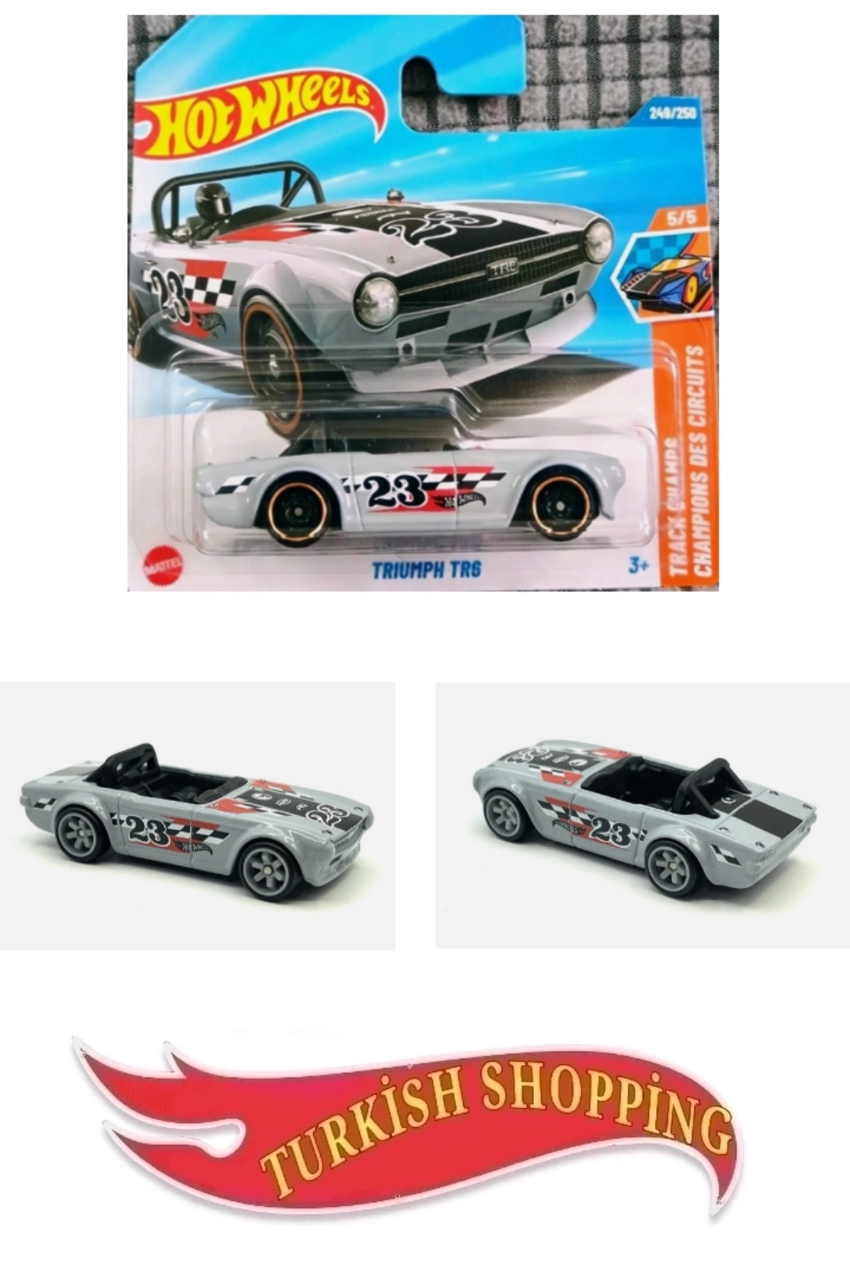 ماشین اسباب بازی 1:64 مقیاس 2025 CASE TREASURE HUNT TH TR. TR6 HOT WHEELS