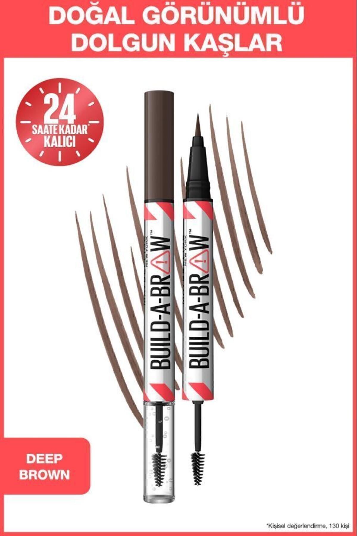 مداد ابرو و سایه یک قلم 2IN1 را بسازید ژل قهوه ای عمیق Maybelline New York