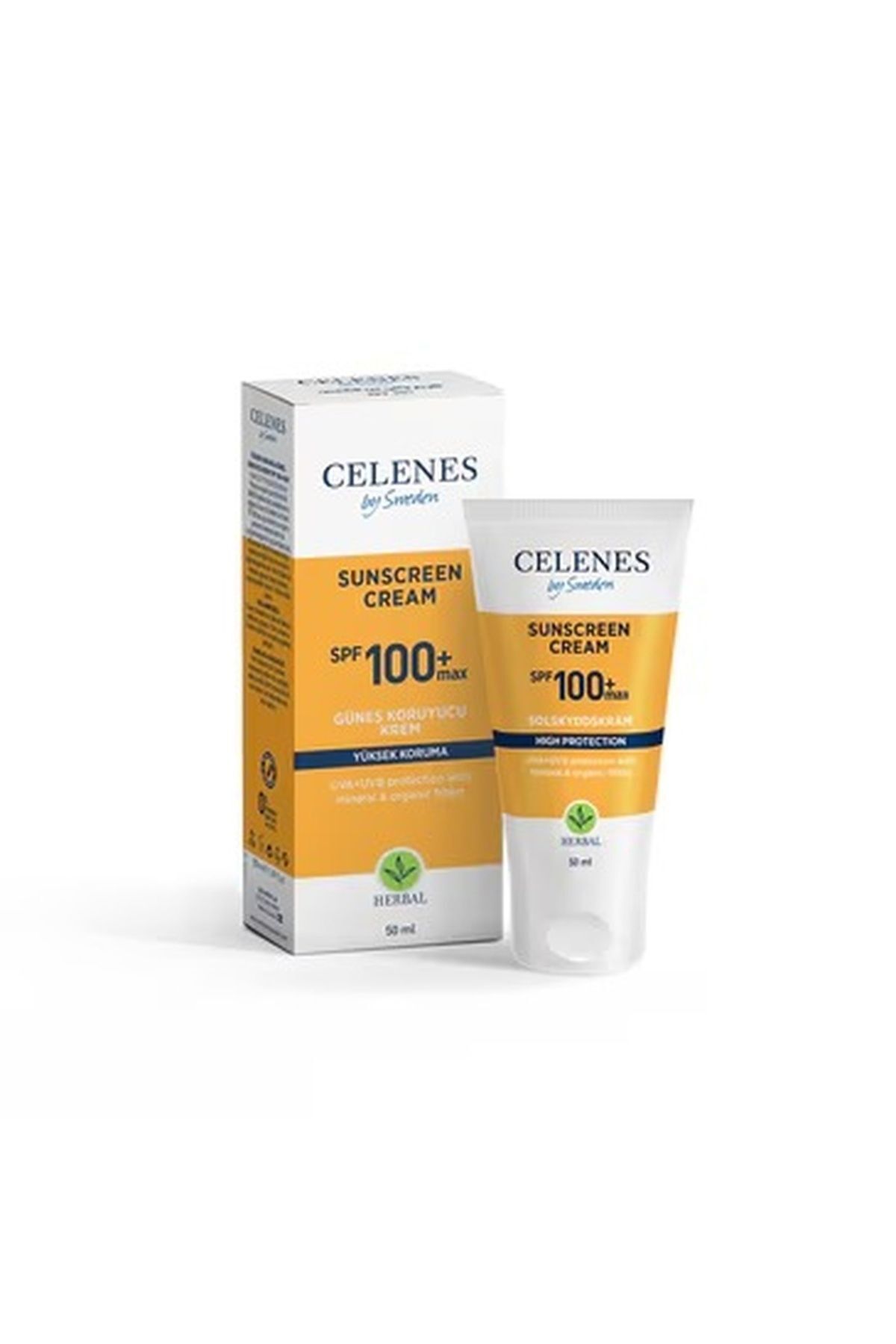 کرم ضد آفتاب بدن محافظت از SPF100 50 میل Celenes by Sweden