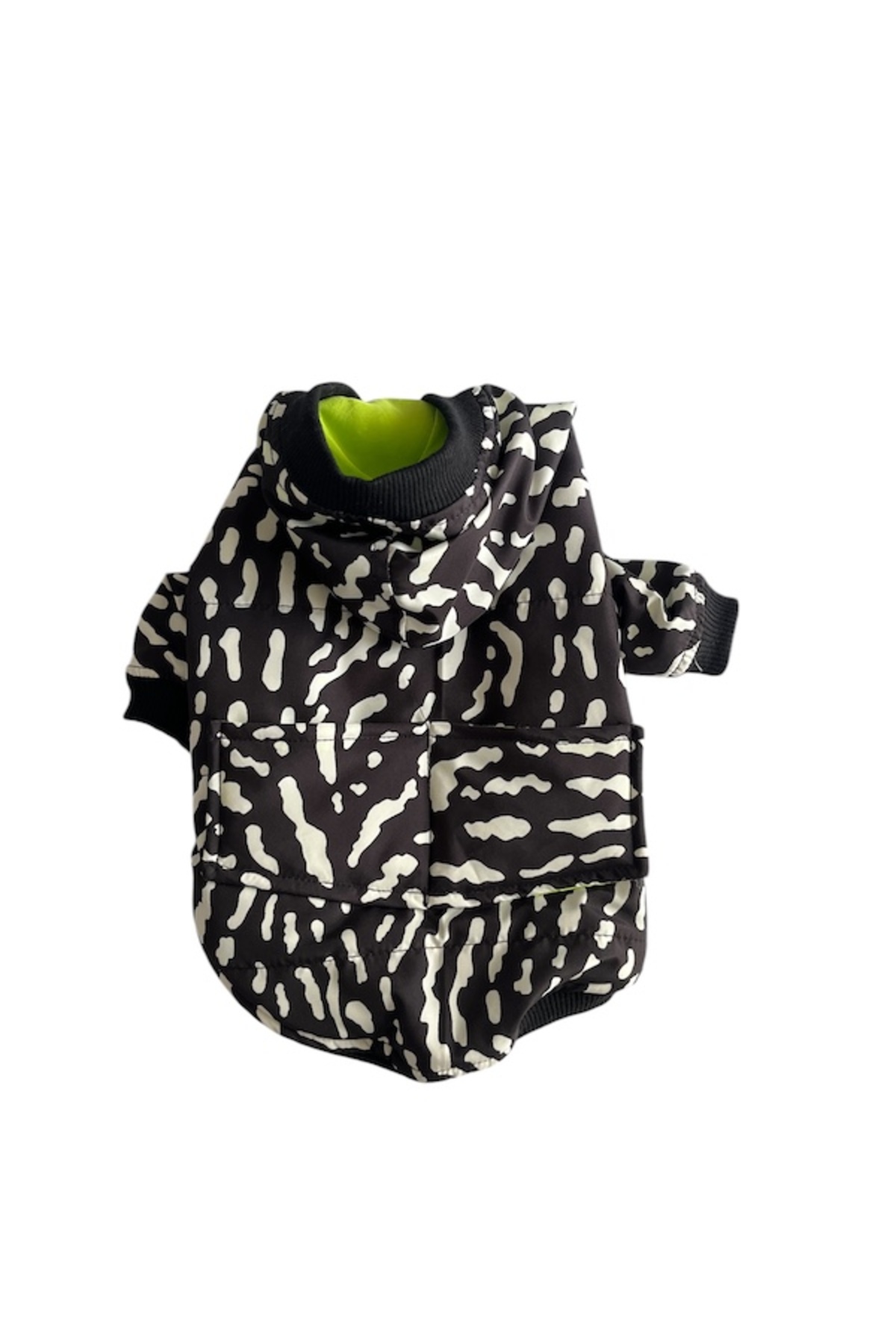 کاپشن ضدآب گورخری چندرنگ گربه و سگ میس دیزی پت بوتیک Miss Daisy Pet Boutique مدل MDZKM01