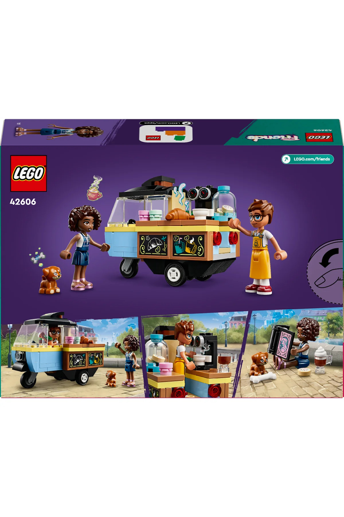 لگو و اسباب بازی های ساخت محور ® FRIENDS MOBILE PATISSERIE 42606 مجموعه سازه خلاقانه برای کودکان 6+ 125P از ترکیه LEGO