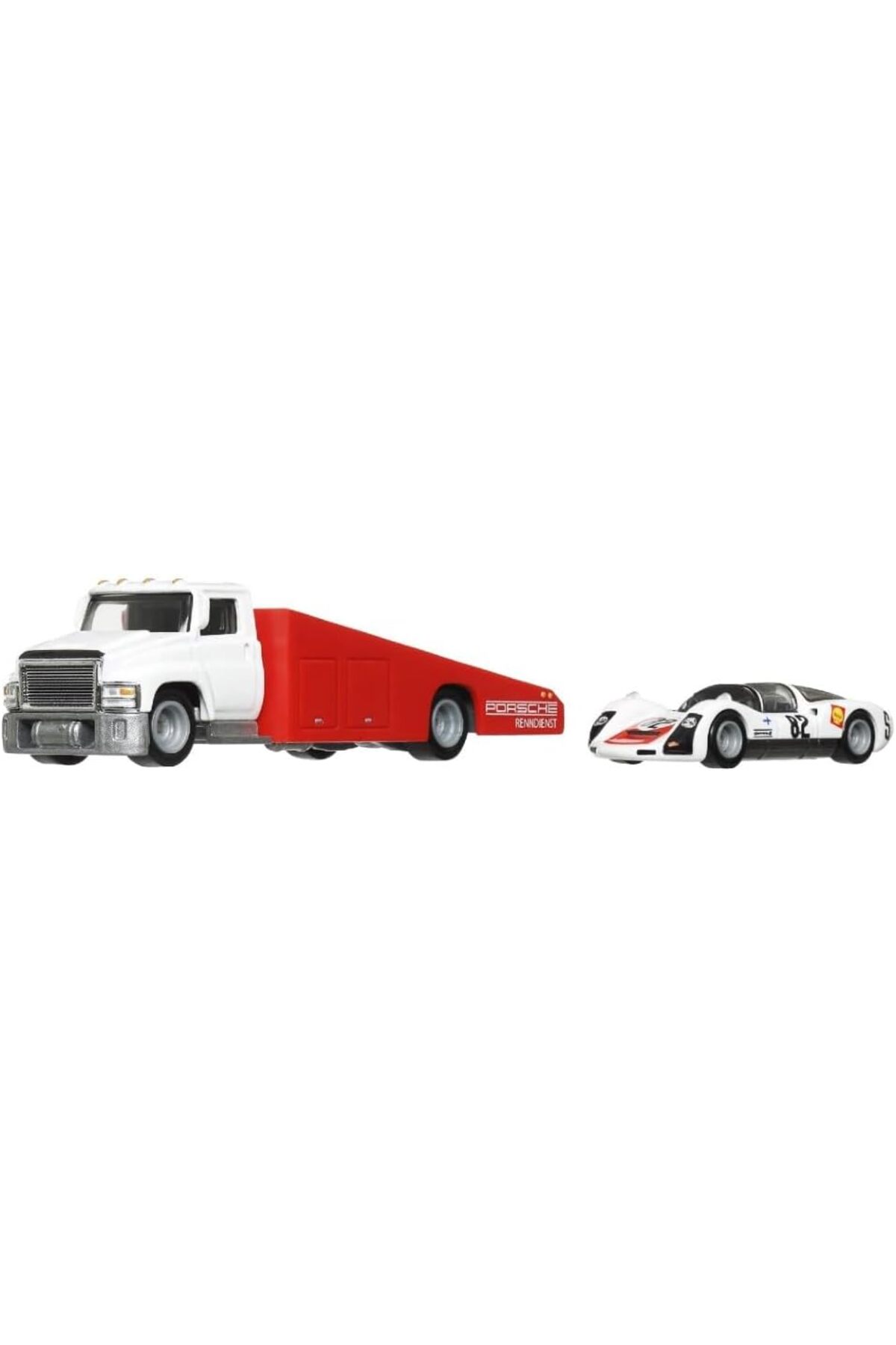 ماشین اسباب بازی حمل و نقل تیم فرهنگ خودرو ممتاز FLF56 HRV47 '66 PORSCHE 906 CARRERA 6 & CARRY ON HOT WHEELS