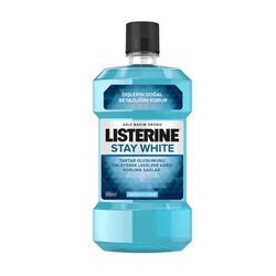 دهان‌شویه لیسترین Listerine Stay White با طعم نعنای خنک‌کننده، ۵۰۰ میلی‌لیتر