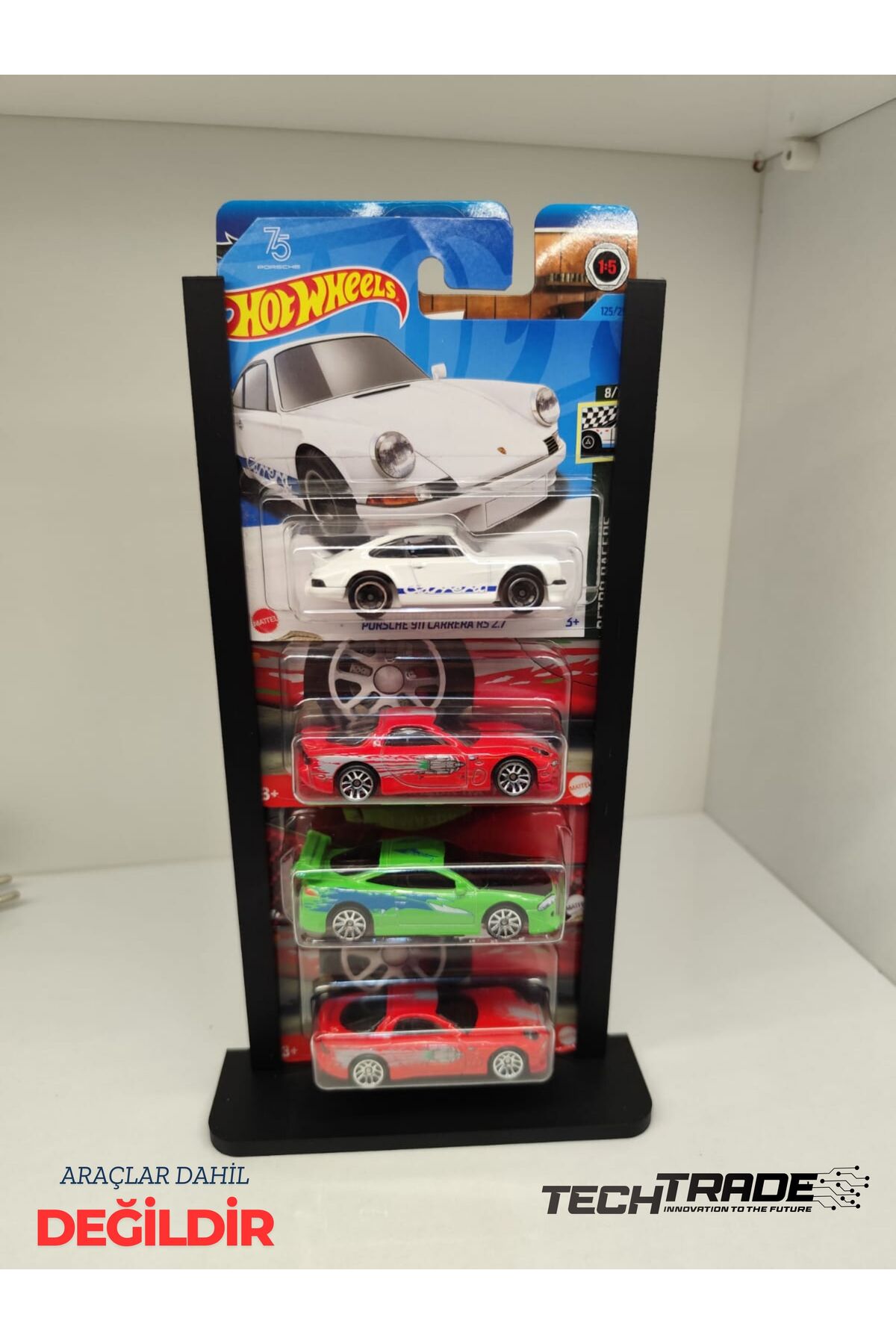 مدل خودرو پایه نمایشگر 1 64 مقیاس مقوایی HOTWHEELS مشکی از ترکیه Tech Trade