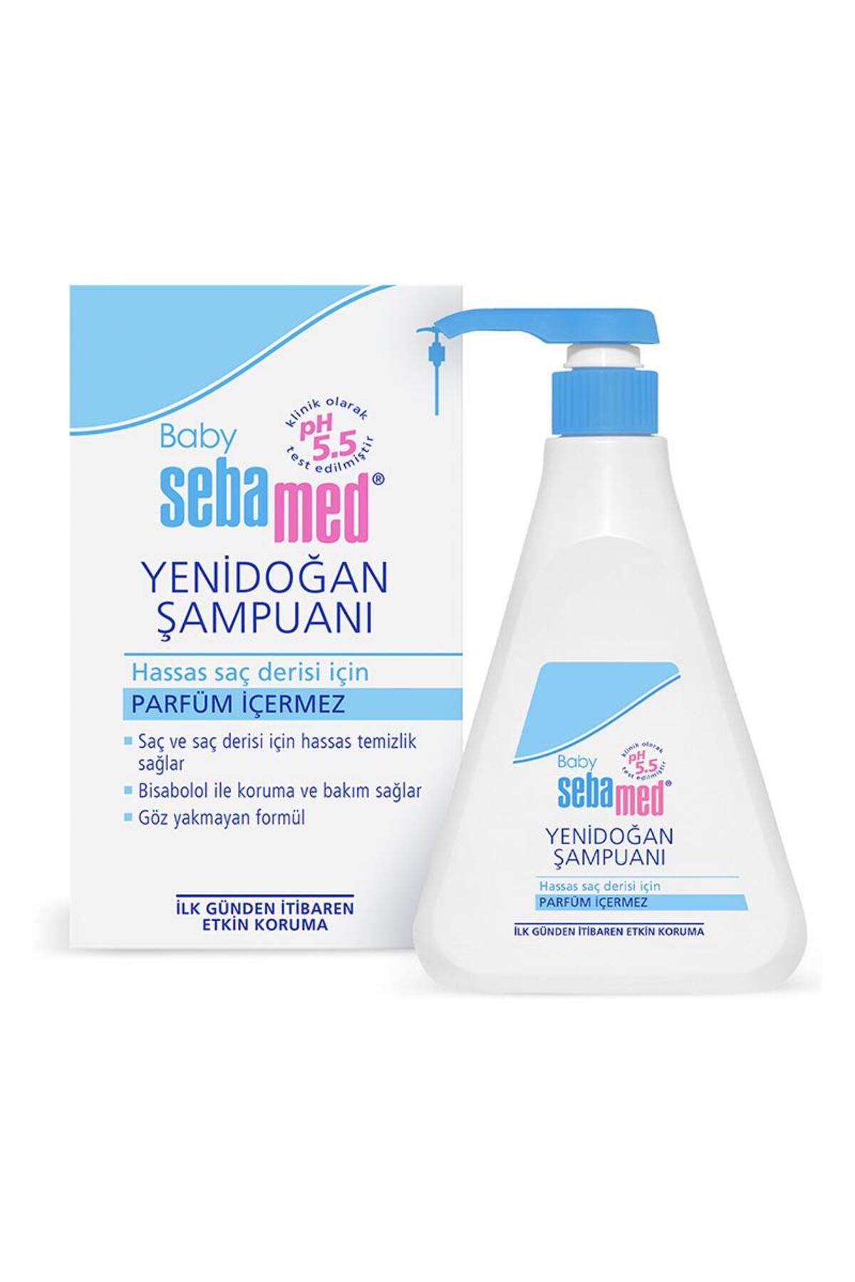شامپو بچه پسرانه و دخترانه بچگانه کودک نوزاد تازه متولد شده 500 میل Sebamed