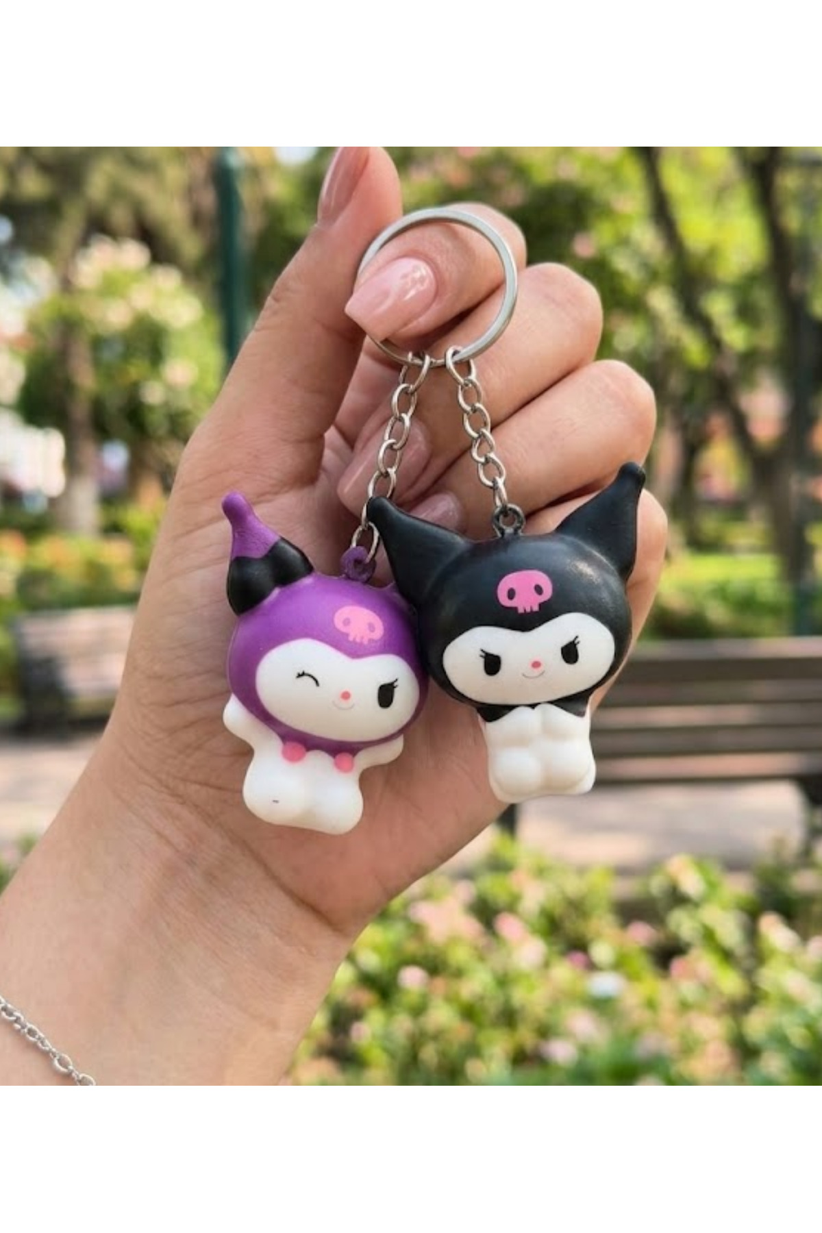 اسباب بازی های فیگور دیگر ست سوکوشی 2 تکه SHUKUSHI SANRIO KWAII FAMILY KUROMI ملودی LRS STORE