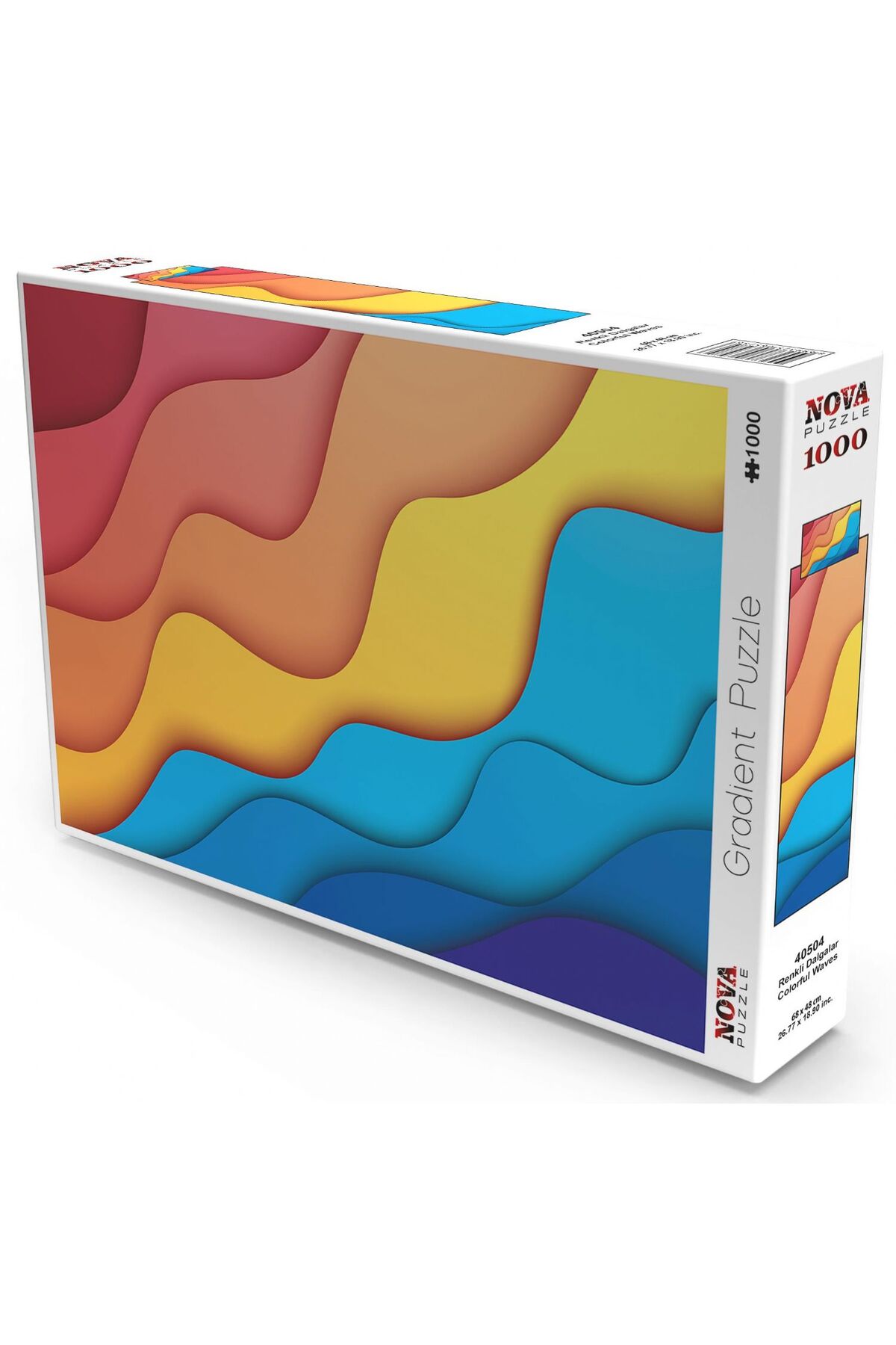پازل 1000 تکه امواج رنگارنگ از ترکیه Nova Puzzle