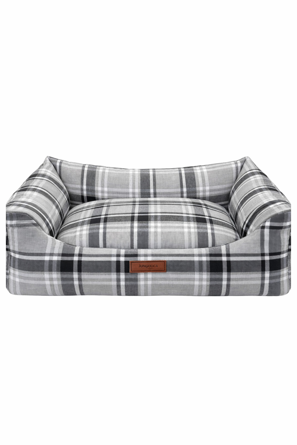 تخت گربه و سگ جونگولیکا پت پروداکتس Jungolica Pet Products Comfy Pet، پارچه بافته‌شده و تشکچه جداشدنی خاکستری