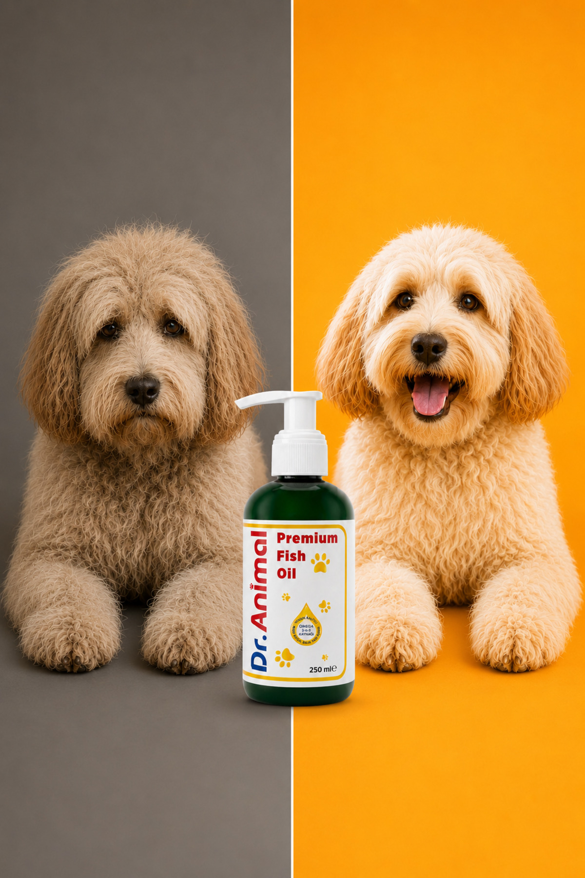 روغن ماهی برای گربه و سگ دکتر انیمال Dr. Animal، ۲۵۰ میلی‌لیتر