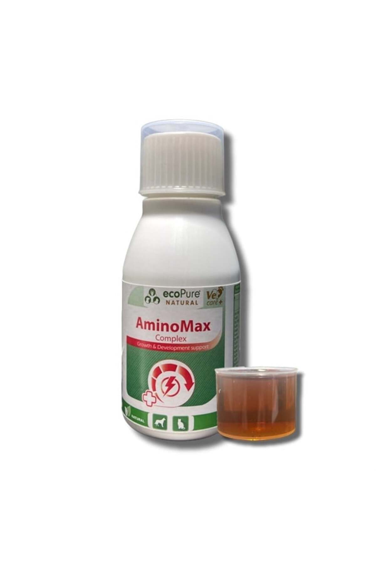 مکمل حمایتی رشد گربه و سگ اکوپیور Ecopure Aminomax Complex، ۱۰۰ میلی‌لیتر