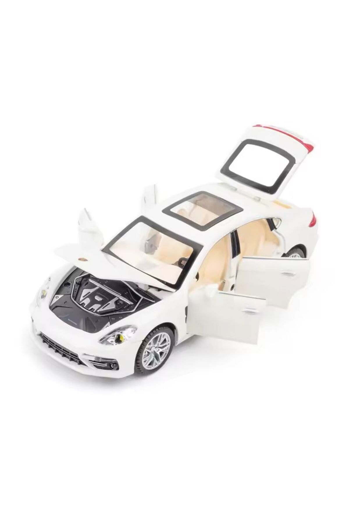 مدل خودرو 1:24 PORSCHE PANAMERA DIECAST CAR کلکسیونی با صدا و نور اورجینال scntoys